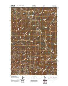 Adair Idaho Historical topographic map, 1:24000 scale, 7.5 X 7.5 Minute, Year 2011