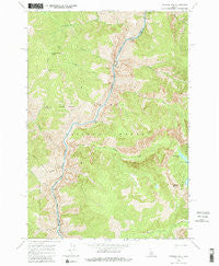 Aggipah Mtn Idaho Historical topographic map, 1:24000 scale, 7.5 X 7.5 Minute, Year 1962