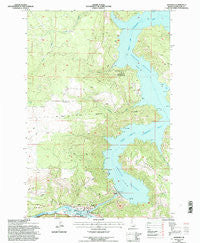 Ahsahka Idaho Historical topographic map, 1:24000 scale, 7.5 X 7.5 Minute, Year 1994