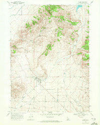 Albion Idaho Historical topographic map, 1:24000 scale, 7.5 X 7.5 Minute, Year 1968