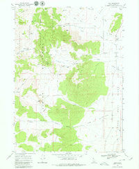 Almo Idaho Historical topographic map, 1:24000 scale, 7.5 X 7.5 Minute, Year 1968