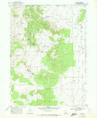 Almo Idaho Historical topographic map, 1:24000 scale, 7.5 X 7.5 Minute, Year 1968