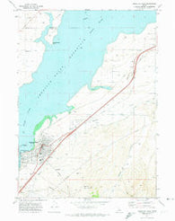 American Falls Idaho Historical topographic map, 1:24000 scale, 7.5 X 7.5 Minute, Year 1971