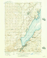 American Falls Idaho Historical topographic map, 1:62500 scale, 15 X 15 Minute, Year 1934