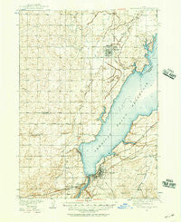 American Falls Idaho Historical topographic map, 1:62500 scale, 15 X 15 Minute, Year 1934