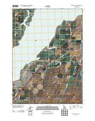 American Falls Idaho Historical topographic map, 1:24000 scale, 7.5 X 7.5 Minute, Year 2010