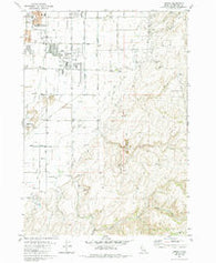 Ammon Idaho Historical topographic map, 1:24000 scale, 7.5 X 7.5 Minute, Year 1981