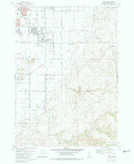 Ammon Idaho Historical topographic map, 1:24000 scale, 7.5 X 7.5 Minute, Year 1981