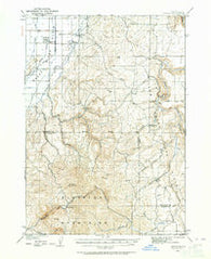 Ammon Idaho Historical topographic map, 1:62500 scale, 15 X 15 Minute, Year 1924