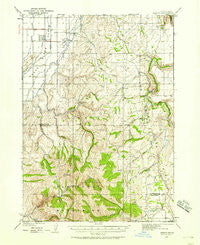 Ammon Idaho Historical topographic map, 1:62500 scale, 15 X 15 Minute, Year 1924