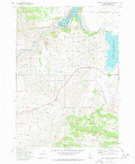 Anderson Ranch Dam Idaho Historical topographic map, 1:24000 scale, 7.5 X 7.5 Minute, Year 1973