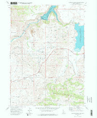Anderson Ranch Dam Idaho Historical topographic map, 1:24000 scale, 7.5 X 7.5 Minute, Year 1973