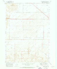 Antelope Butte Idaho Historical topographic map, 1:24000 scale, 7.5 X 7.5 Minute, Year 1969