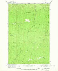 Anthony Peak Idaho Historical topographic map, 1:24000 scale, 7.5 X 7.5 Minute, Year 1969