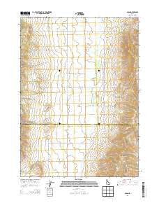 Arbon Idaho Current topographic map, 1:24000 scale, 7.5 X 7.5 Minute, Year 2013