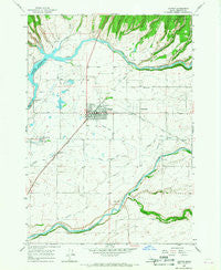 Ashton Idaho Historical topographic map, 1:24000 scale, 7.5 X 7.5 Minute, Year 1965