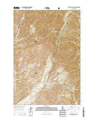 Badger Spring Gulch Idaho Current topographic map, 1:24000 scale, 7.5 X 7.5 Minute, Year 2013