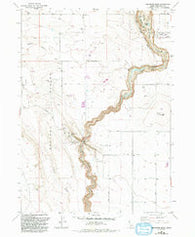 Balanced Rock Idaho Historical topographic map, 1:24000 scale, 7.5 X 7.5 Minute, Year 1980