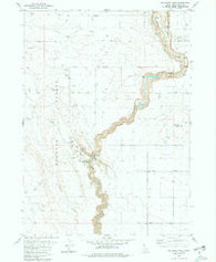 Balanced Rock Idaho Historical topographic map, 1:24000 scale, 7.5 X 7.5 Minute, Year 1980