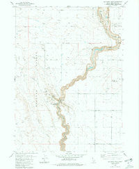 Balanced Rock Idaho Historical topographic map, 1:24000 scale, 7.5 X 7.5 Minute, Year 1980
