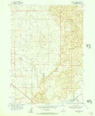 Baldy Knoll Idaho Historical topographic map, 1:24000 scale, 7.5 X 7.5 Minute, Year 1955