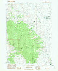 Bancroft Idaho Historical topographic map, 1:24000 scale, 7.5 X 7.5 Minute, Year 1982