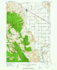 Bancroft Idaho Historical topographic map, 1:62500 scale, 15 X 15 Minute, Year 1948