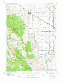 Bancroft Idaho Historical topographic map, 1:62500 scale, 15 X 15 Minute, Year 1948