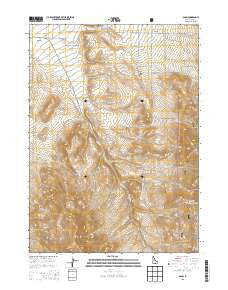 Basin Idaho Current topographic map, 1:24000 scale, 7.5 X 7.5 Minute, Year 2013