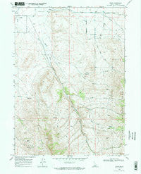 Basin Idaho Historical topographic map, 1:24000 scale, 7.5 X 7.5 Minute, Year 1968