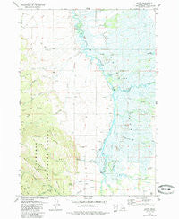 Bates Idaho Historical topographic map, 1:24000 scale, 7.5 X 7.5 Minute, Year 1979