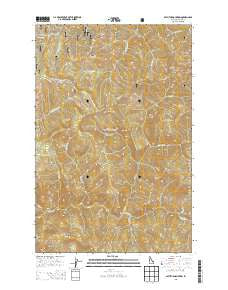 Bathtub Mountain Idaho Current topographic map, 1:24000 scale, 7.5 X 7.5 Minute, Year 2013