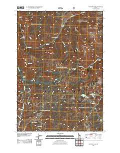 Bayhorse Lake Idaho Historical topographic map, 1:24000 scale, 7.5 X 7.5 Minute, Year 2011
