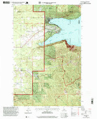 Bayview Idaho Historical topographic map, 1:24000 scale, 7.5 X 7.5 Minute, Year 1996