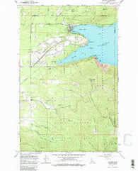Bayview Idaho Historical topographic map, 1:24000 scale, 7.5 X 7.5 Minute, Year 1967