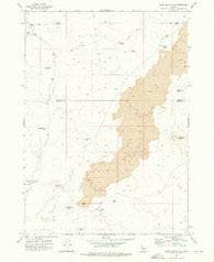 Bear Den Butte Idaho Historical topographic map, 1:24000 scale, 7.5 X 7.5 Minute, Year 1972