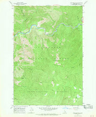 Bear Mountain Idaho Historical topographic map, 1:24000 scale, 7.5 X 7.5 Minute, Year 1966