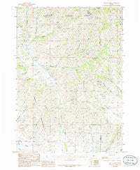 Beaver Creek Idaho Historical topographic map, 1:24000 scale, 7.5 X 7.5 Minute, Year 1986