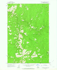 Beaver Jack Mtn Idaho Historical topographic map, 1:24000 scale, 7.5 X 7.5 Minute, Year 1962