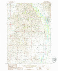 Bellevue Idaho Historical topographic map, 1:24000 scale, 7.5 X 7.5 Minute, Year 1986