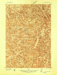 Big Creek Idaho Historical topographic map, 1:48000 scale, 15 X 15 Minute, Year 1937