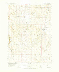 Big Hill Idaho Historical topographic map, 1:62500 scale, 15 X 15 Minute, Year 1956
