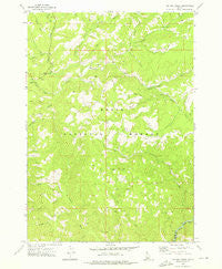 Big Owl Creek Idaho Historical topographic map, 1:24000 scale, 7.5 X 7.5 Minute, Year 1972