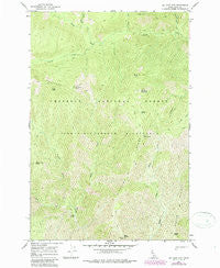 Big Rock Mtn Idaho Historical topographic map, 1:24000 scale, 7.5 X 7.5 Minute, Year 1966