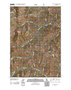 Big Chief Creek Idaho Historical topographic map, 1:24000 scale, 7.5 X 7.5 Minute, Year 2011