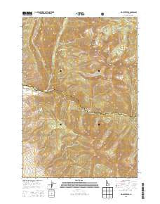 Big Creek Peak Idaho Current topographic map, 1:24000 scale, 7.5 X 7.5 Minute, Year 2013