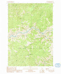 Bighorn Crags Idaho Historical topographic map, 1:24000 scale, 7.5 X 7.5 Minute, Year 1991