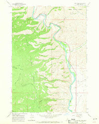 Bird Creek Idaho Historical topographic map, 1:24000 scale, 7.5 X 7.5 Minute, Year 1966