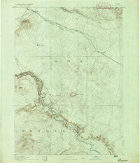 Bisuka Idaho Historical topographic map, 1:125000 scale, 30 X 30 Minute, Year 1892
