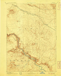 Bisuka Idaho Historical topographic map, 1:125000 scale, 30 X 30 Minute, Year 1894